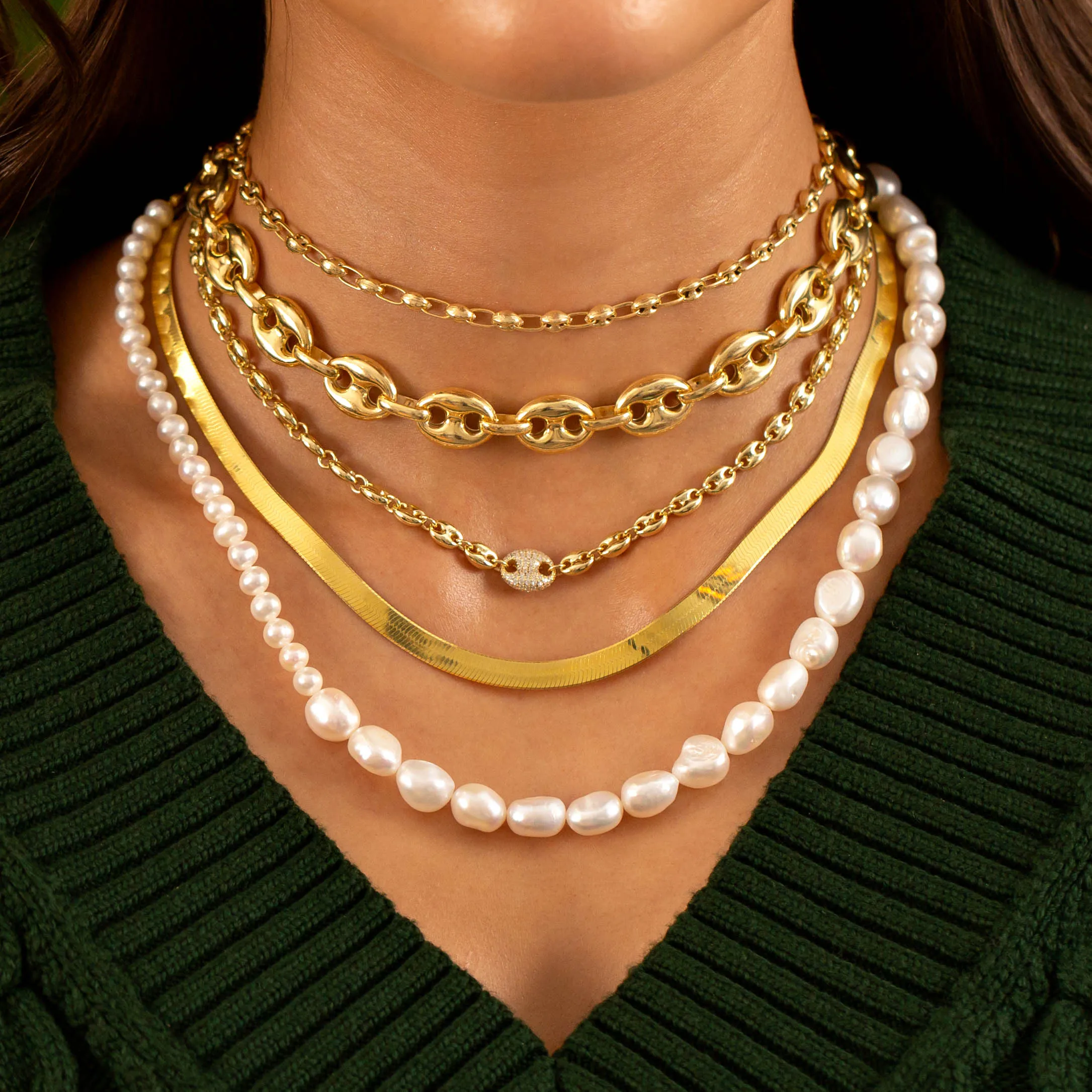 Multi Pearl Necklace