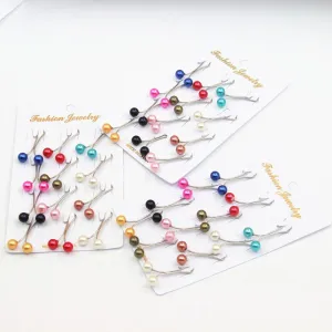 Multicolor Headscarf Pearl Pins