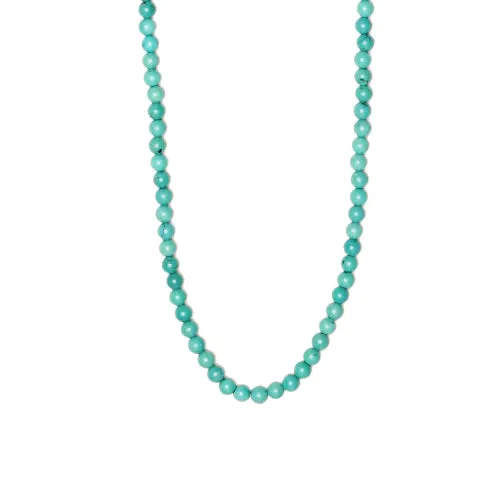 Natural Turquoise Beaded Necklace