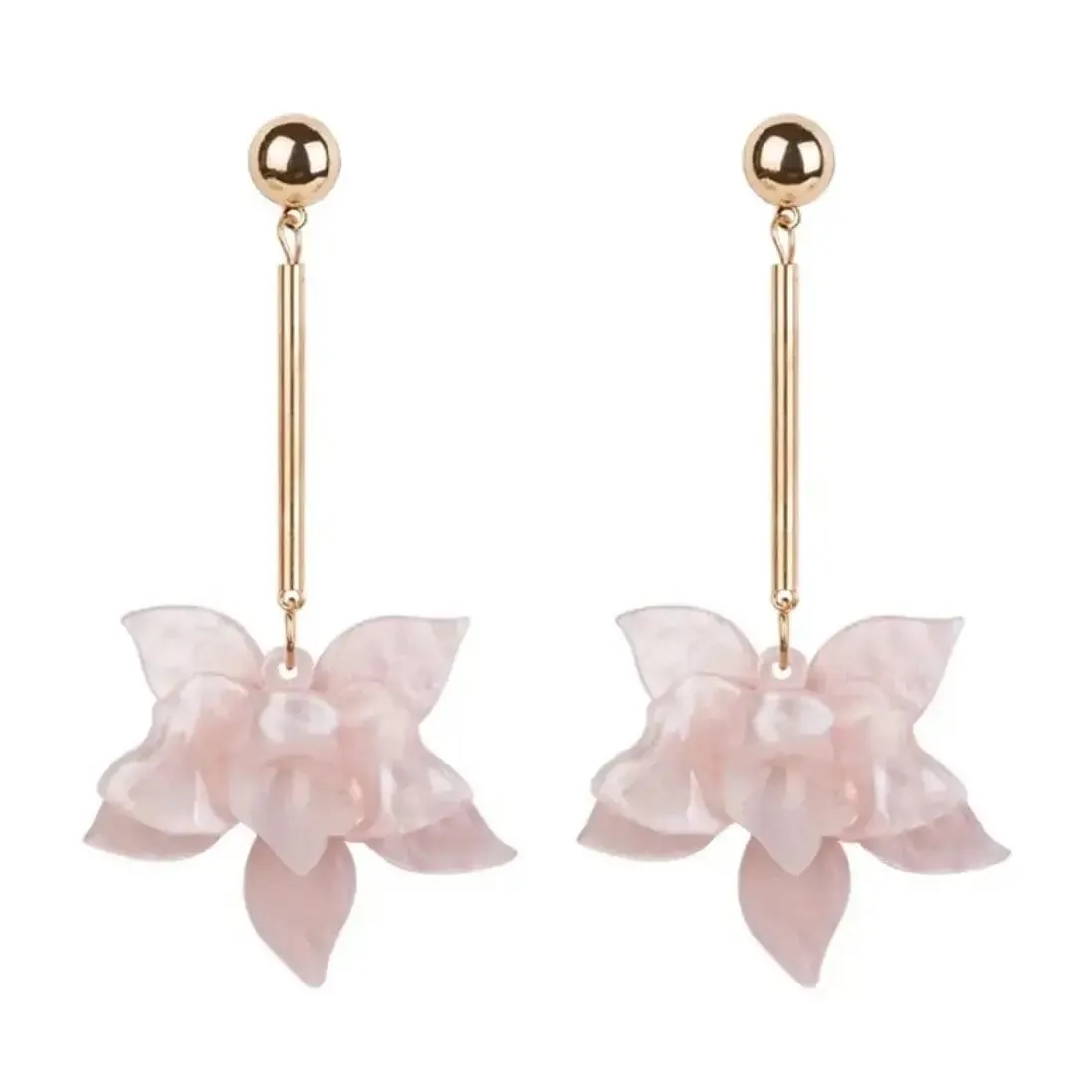 Nicholls Francoise Flower Drop Earrings-Multi