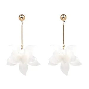 Nicholls Francoise Flower Drop Earrings-Multi