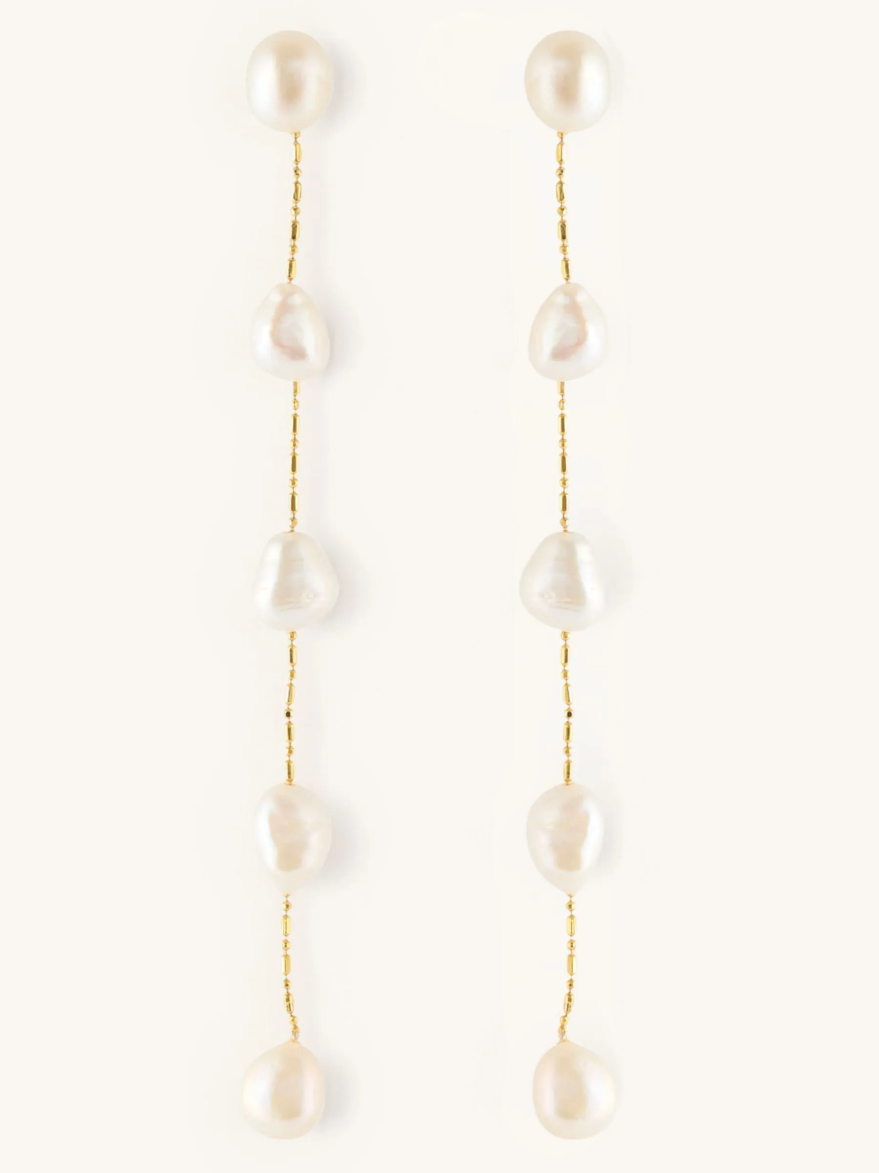 Nicola | 5 Pearl Drop Statement Earrings