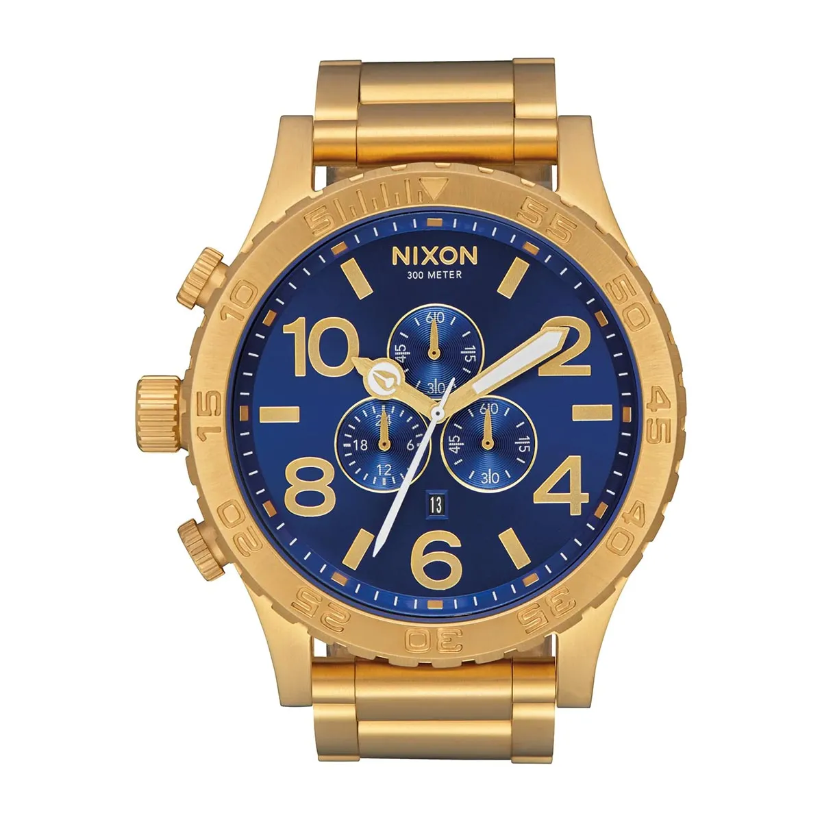 Nixon - 51-30 Chrono Watch Gold/Blue Sunray/Gold
