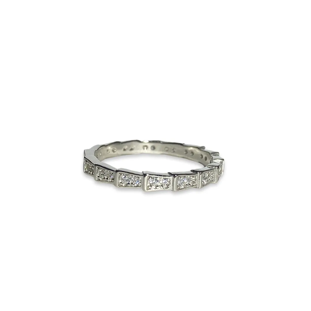 Noelia Bamboo Eternity Ring