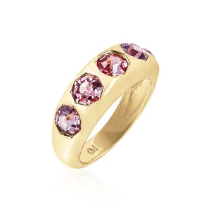 Octagonal Spinel Nomad Dome Ring