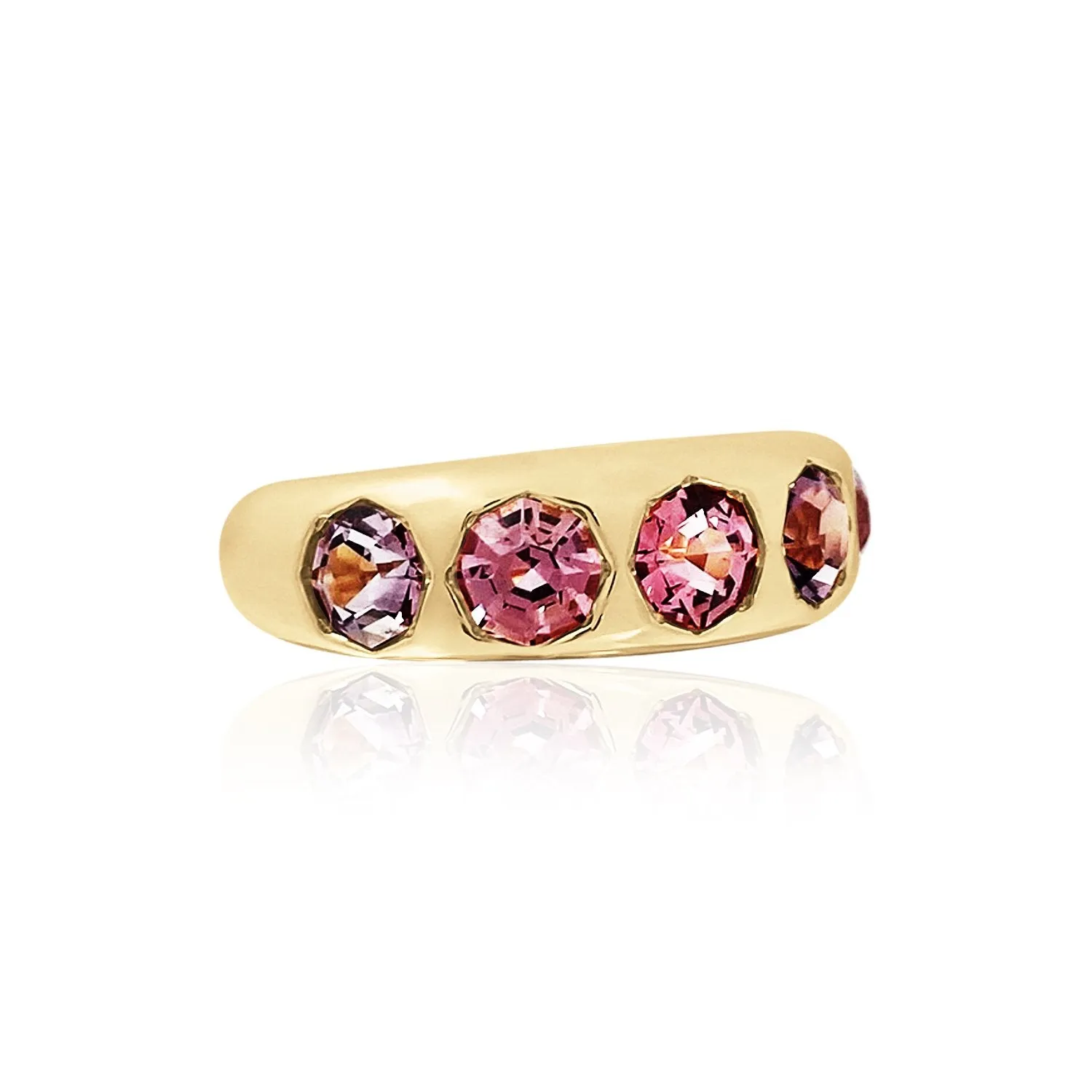 Octagonal Spinel Nomad Dome Ring