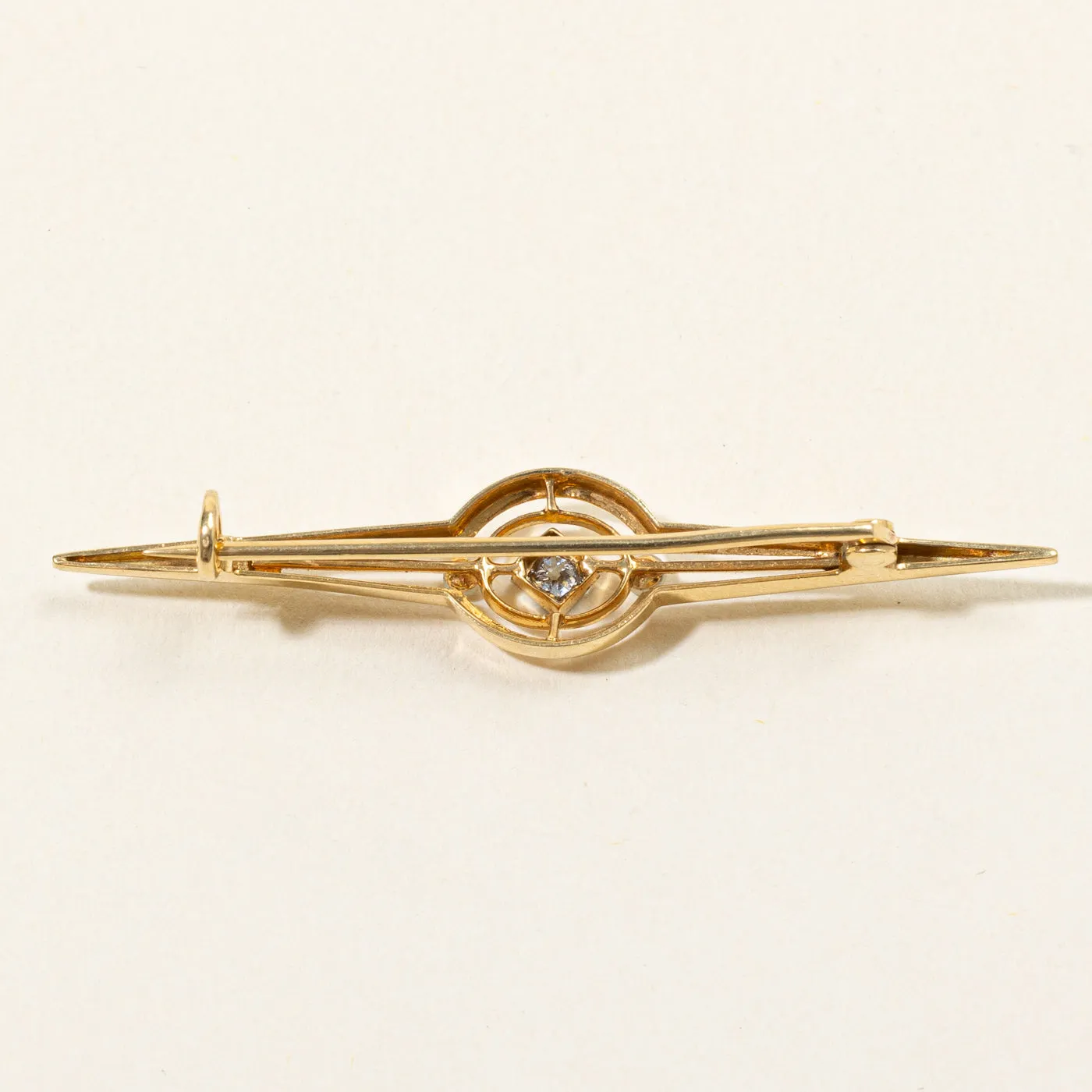 Old Mine Diamond & Seed Pearl Brooch | 0.02ct |