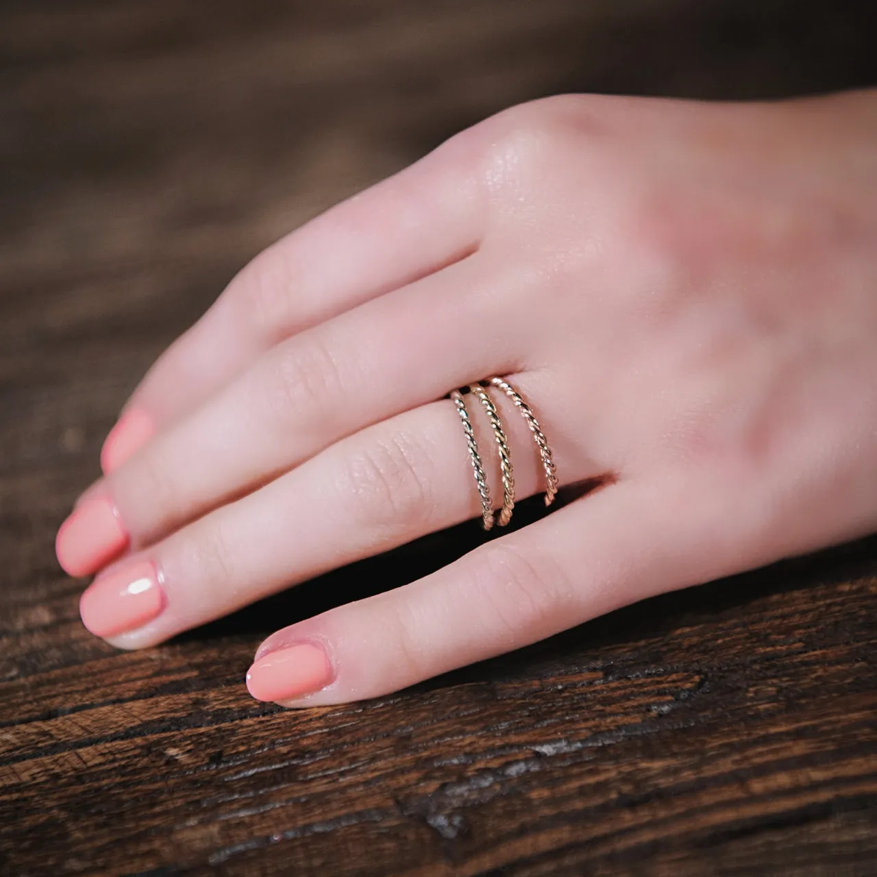 Olympic Twist Ring