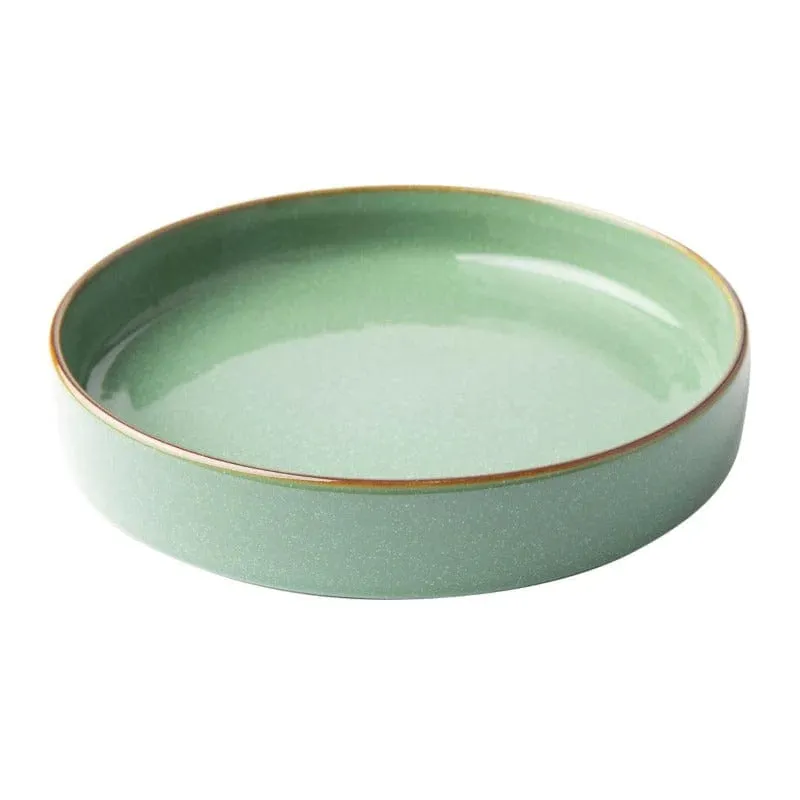 Omada Flat Stackable Pasta Bowl Green OM-0000039