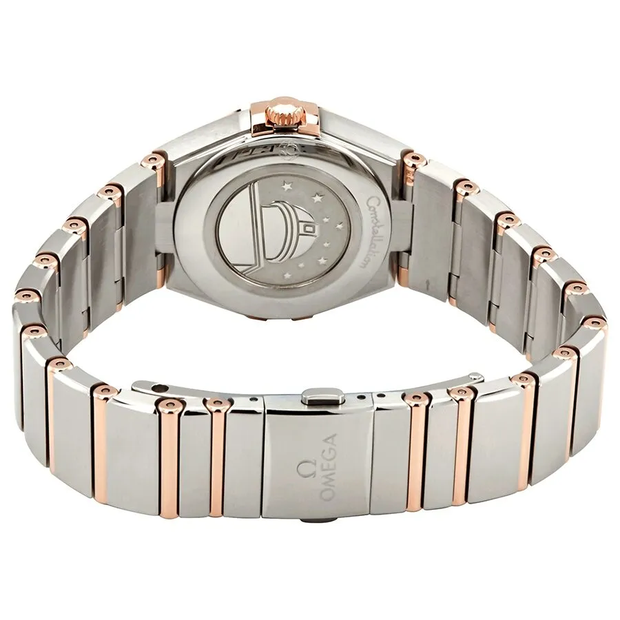 Omega Constellation Manhattan White Silvery Dial 28 mm Ladies Watch 131.20.28.60.02.001