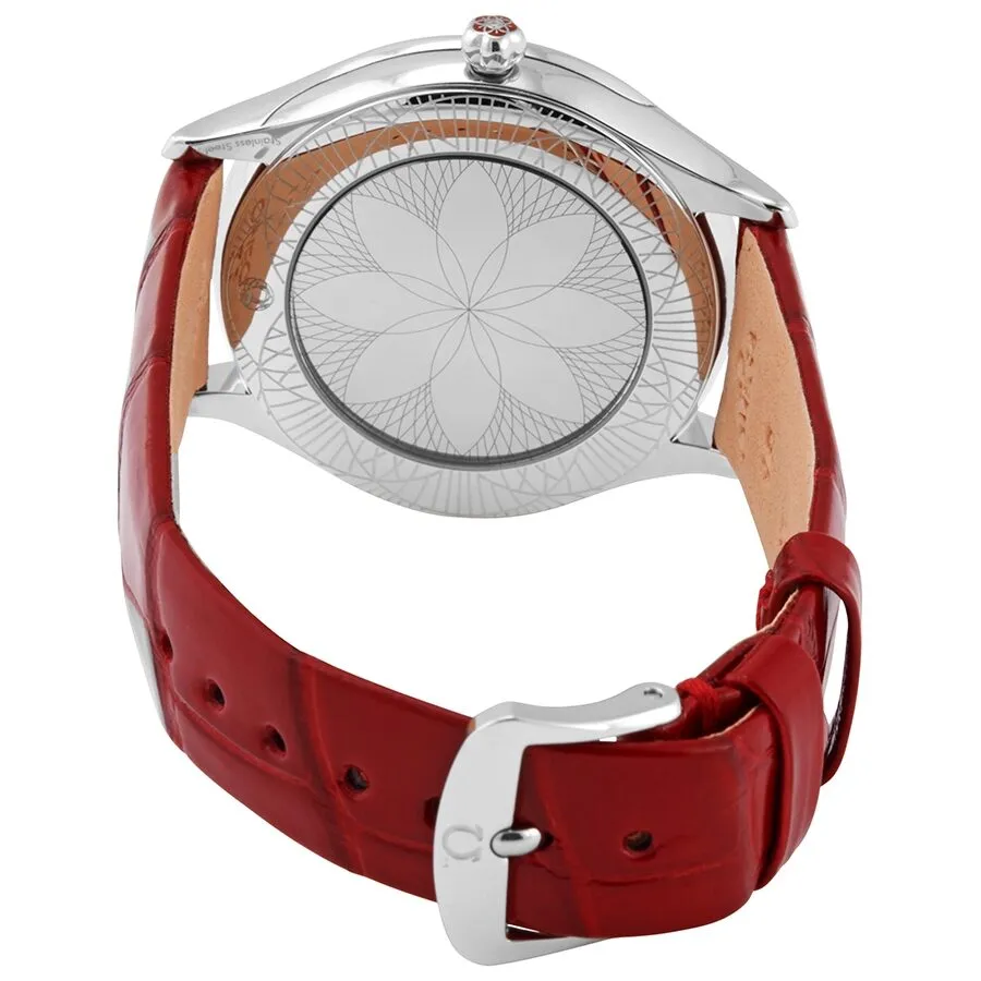 Omega De Ville Diamond White Dial Ladies Watch 428.18.36.60.04.002