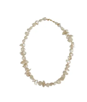 Organic fresh water pearl necklace