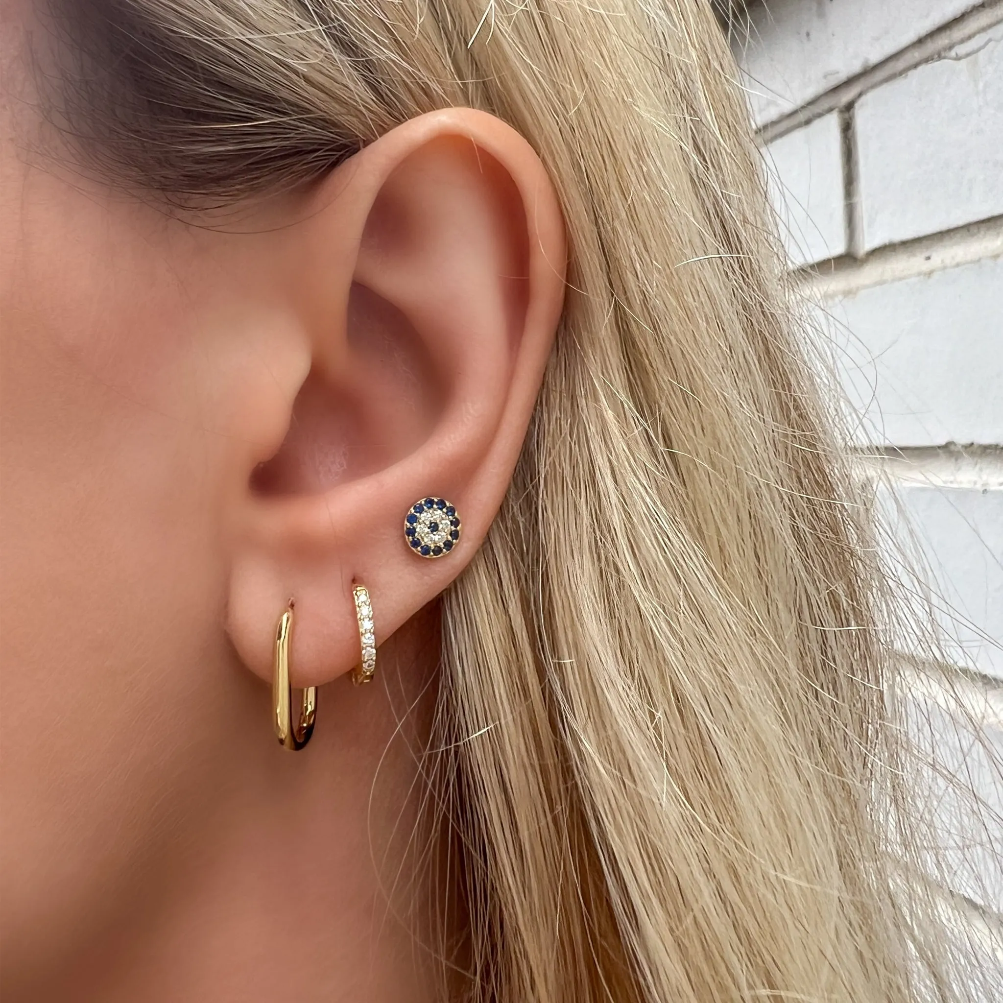 Oval Hoop Earrings