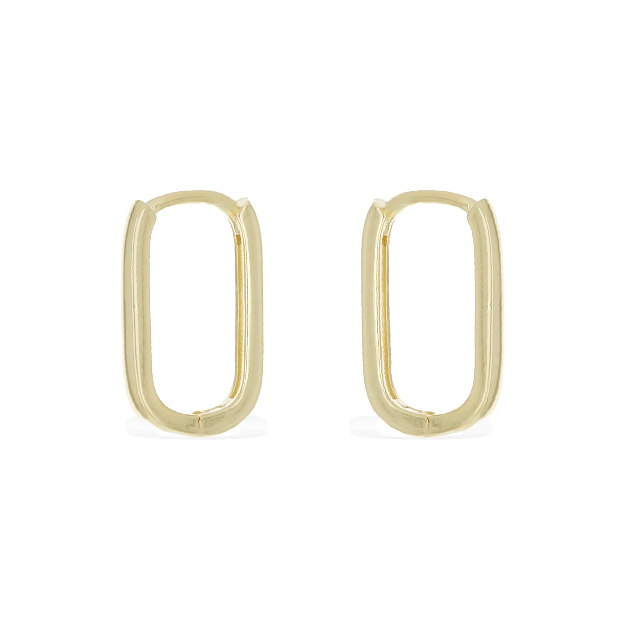 Oval Hoop Earrings