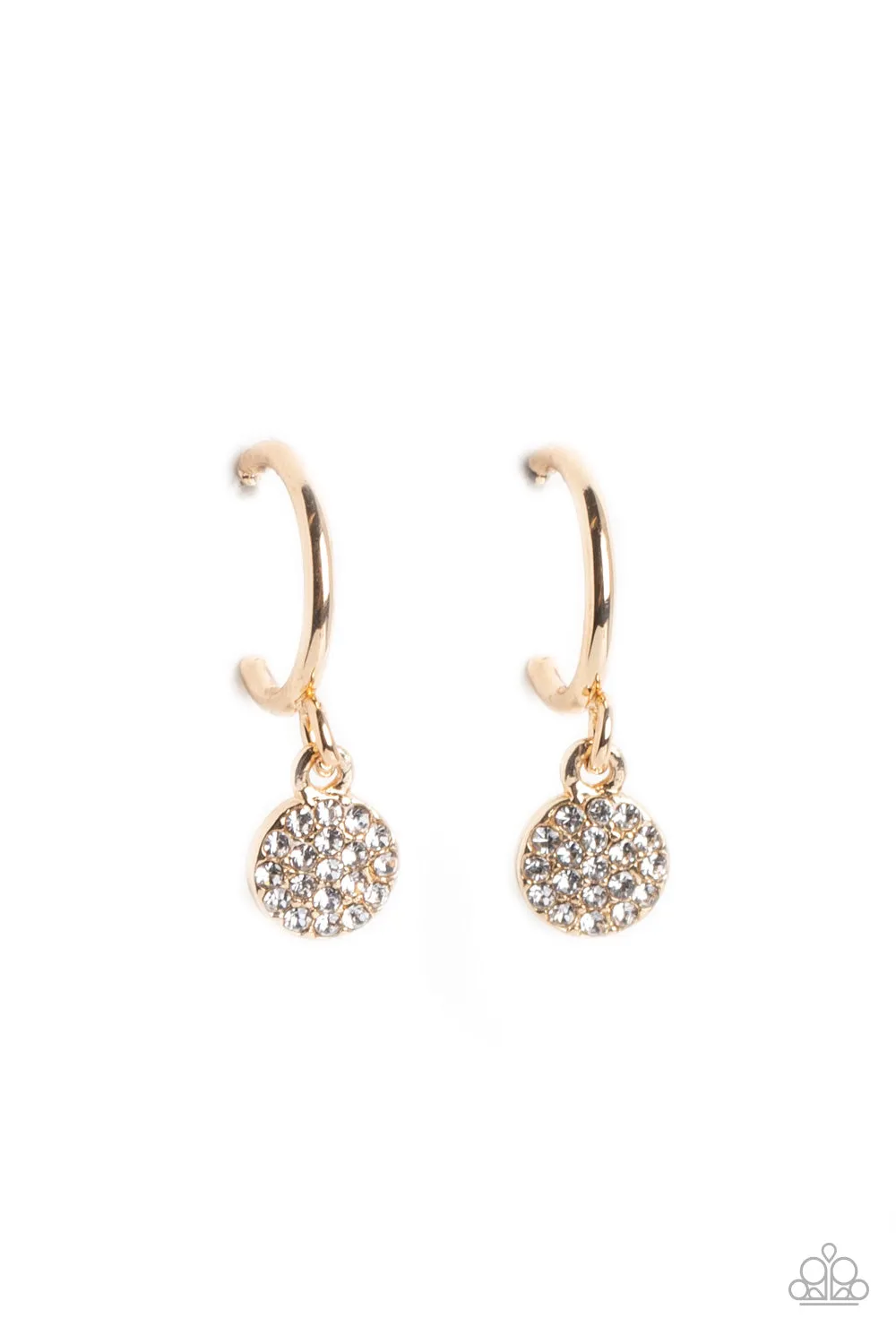 Paparazzi - Bodacious Ballroom - Gold Earrings