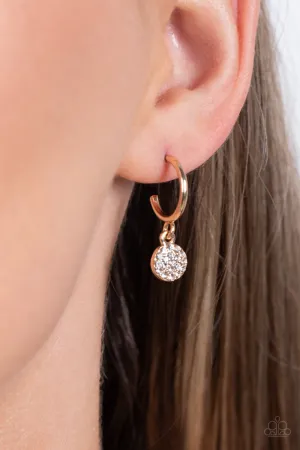 Paparazzi - Bodacious Ballroom - Gold Earrings
