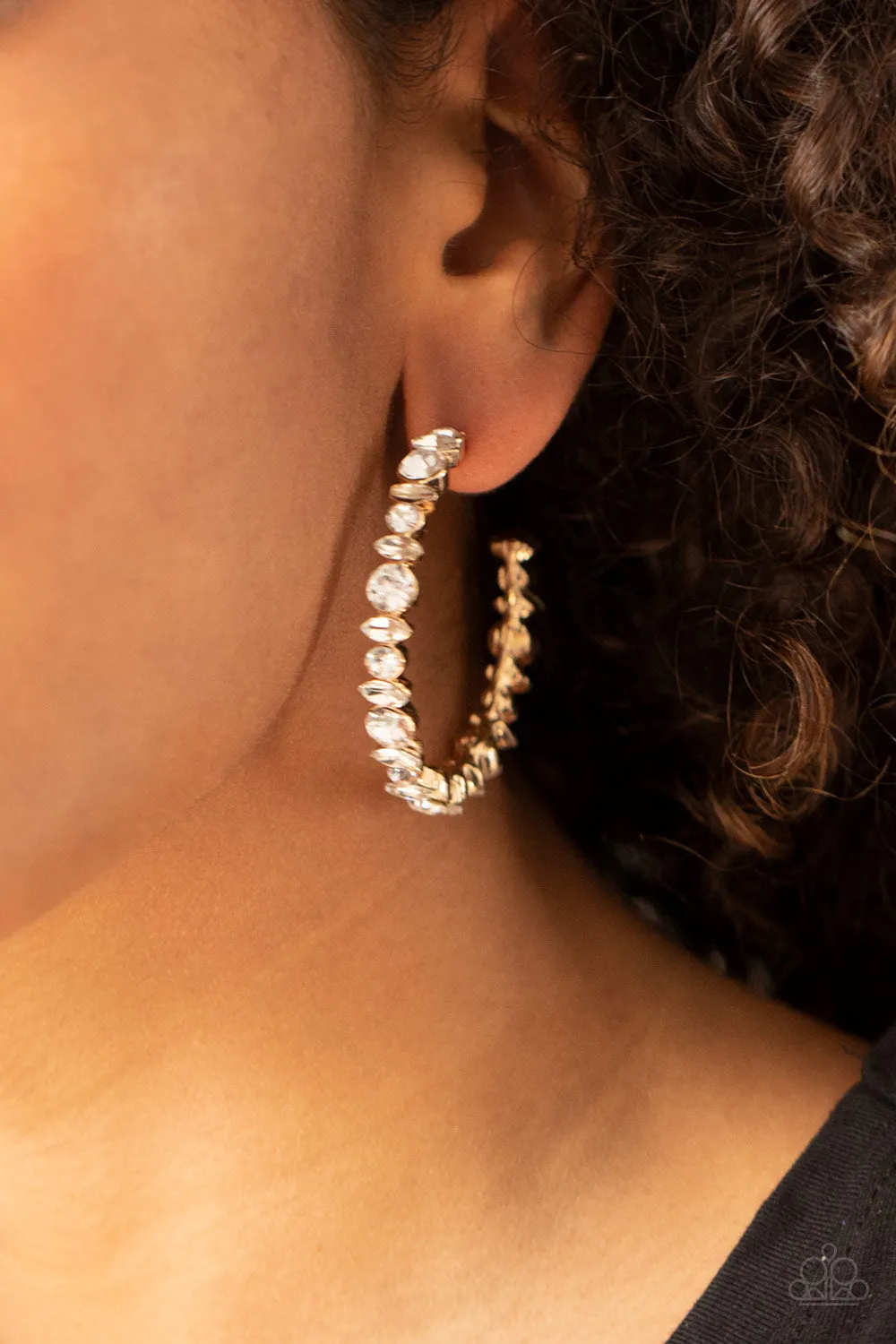 Paparazzi Can I Have Your Attention? - Gold Earrings