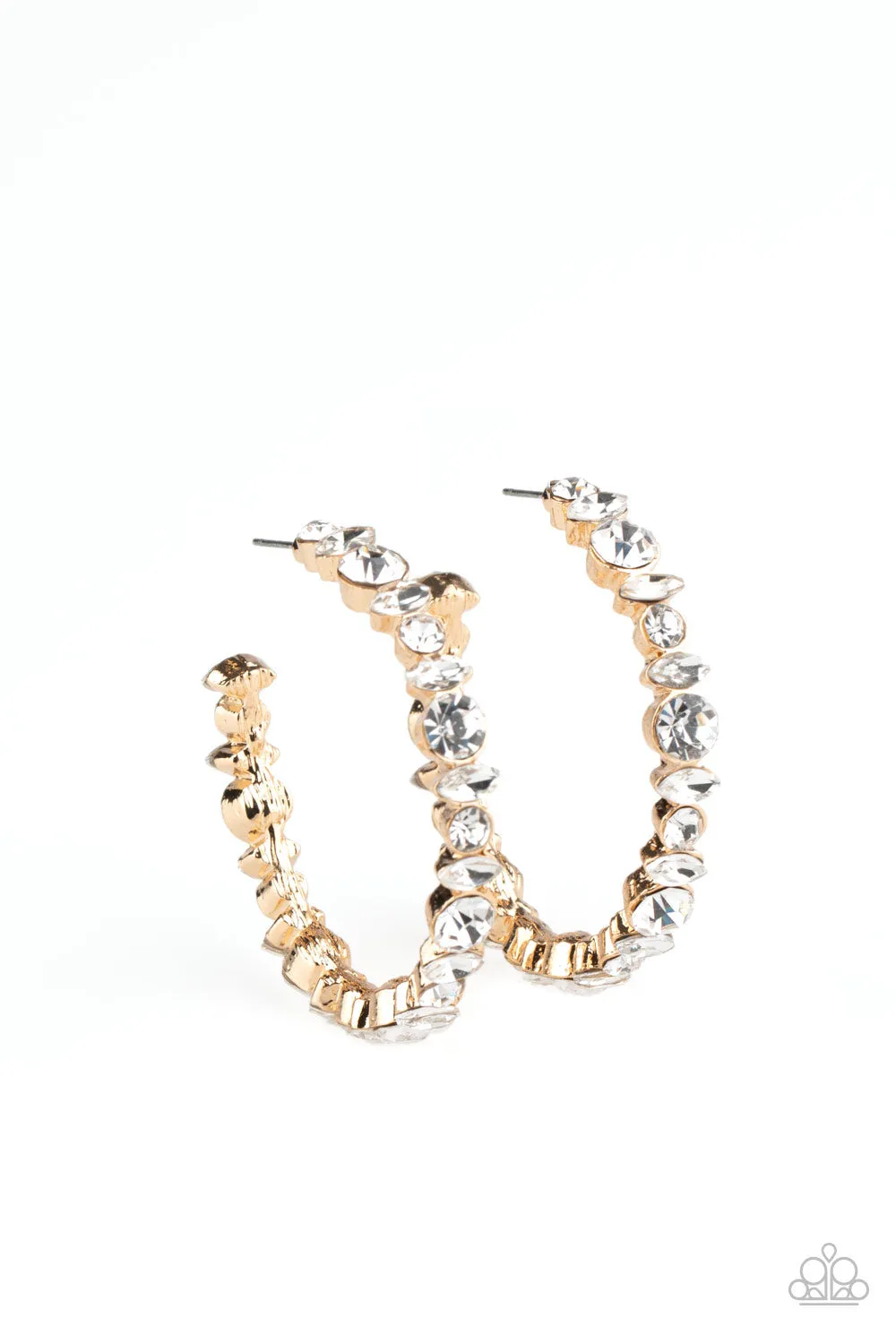 Paparazzi Can I Have Your Attention? - Gold Earrings