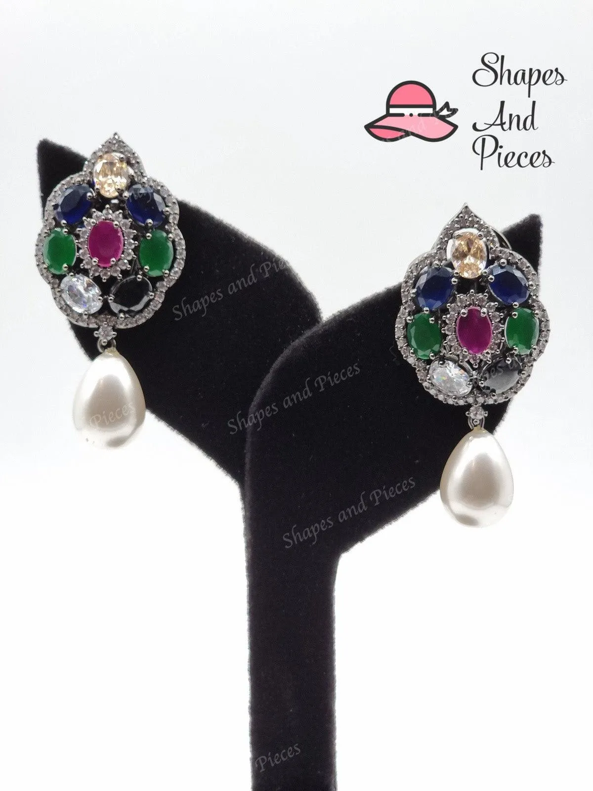 Pearl Drop Studs
