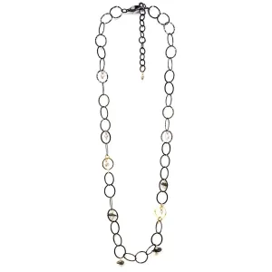 Pearls & Discs Necklace