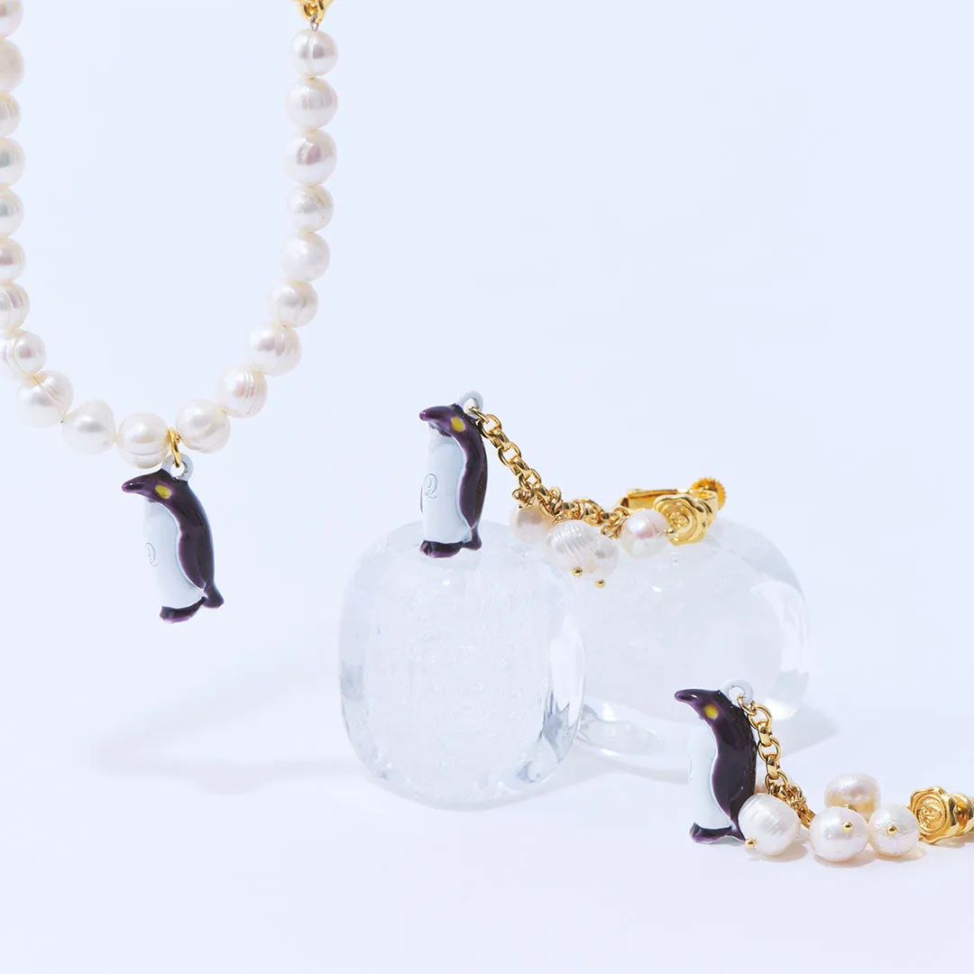 Penguin Baroque Freshwater Pearl Necklace【Japan Jewelry】