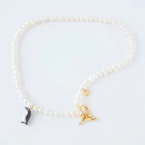 Penguin Baroque Freshwater Pearl Necklace【Japan Jewelry】