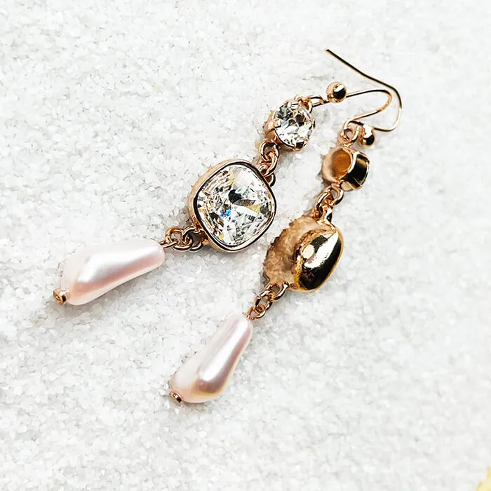 Perla Swarovski Pearl Drop Earrings