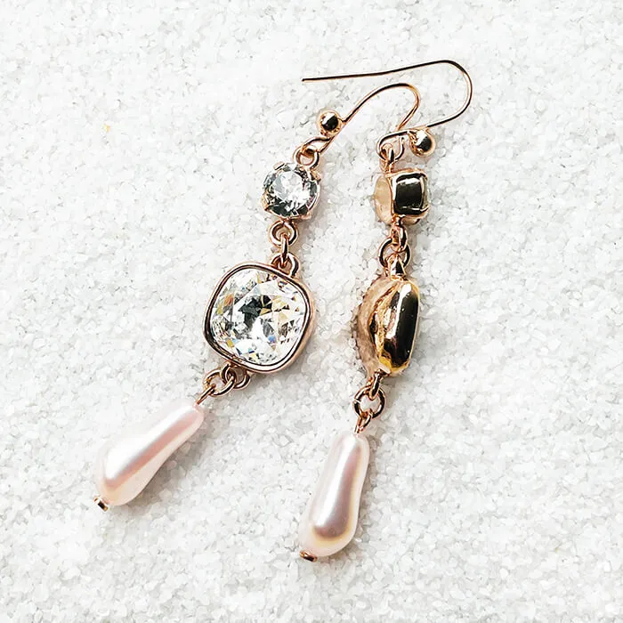 Perla Swarovski Pearl Drop Earrings