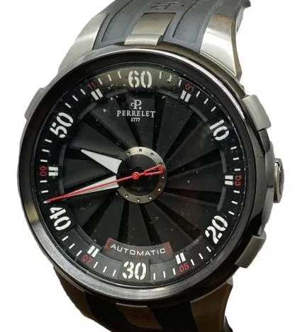 Perrelet Turbine XL A1050 Black Dial Automatic Men's Watch