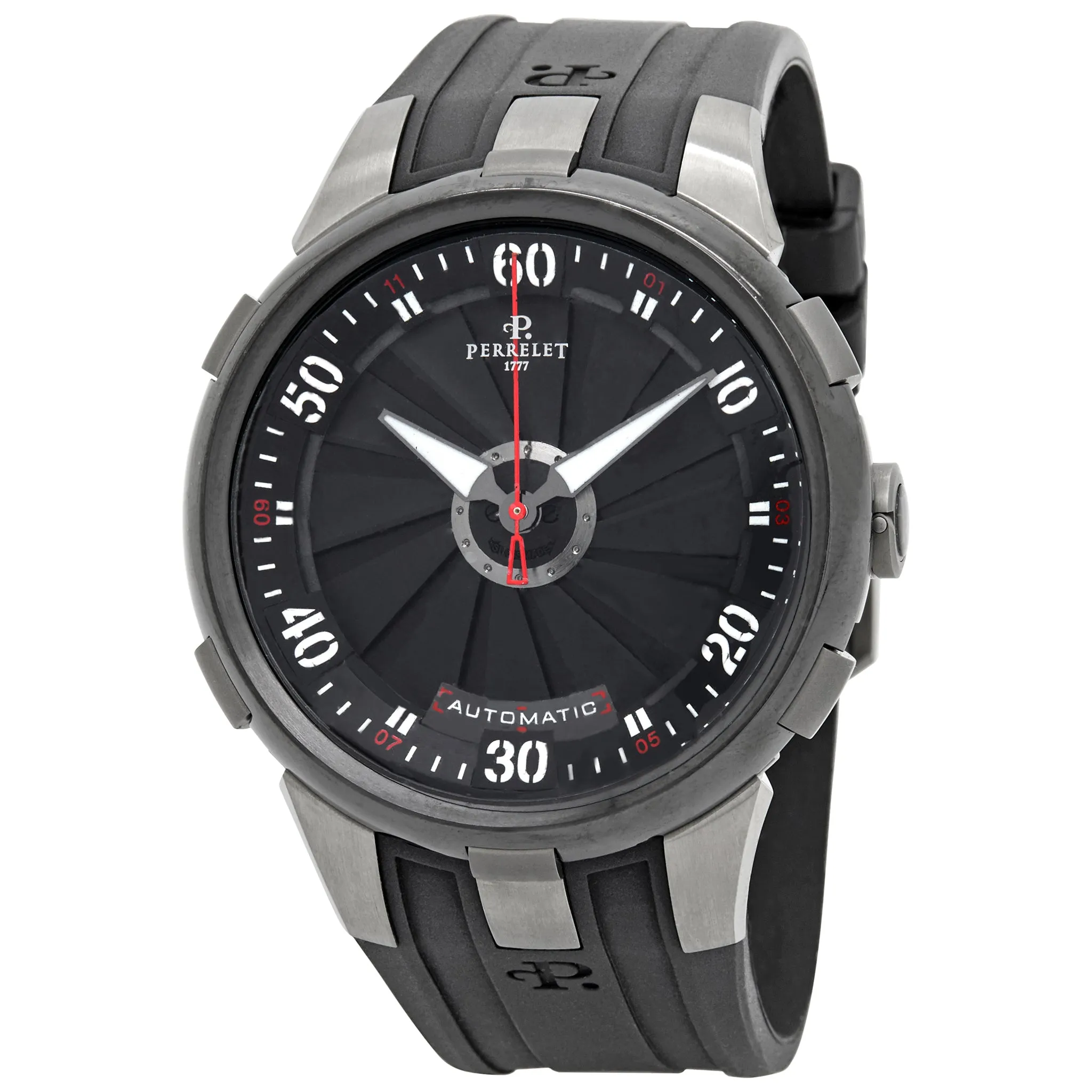 Perrelet Turbine XL A1050 Black Dial Automatic Men's Watch