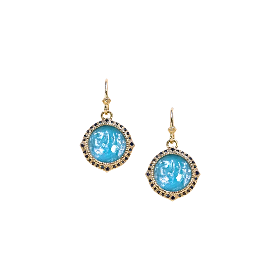 PERUVIAN OPAL DROP EARRINGS
