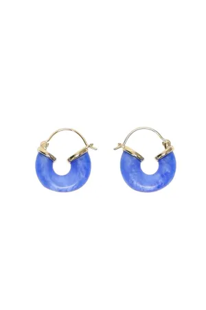 Petit Swell Blue Hoop Earrings