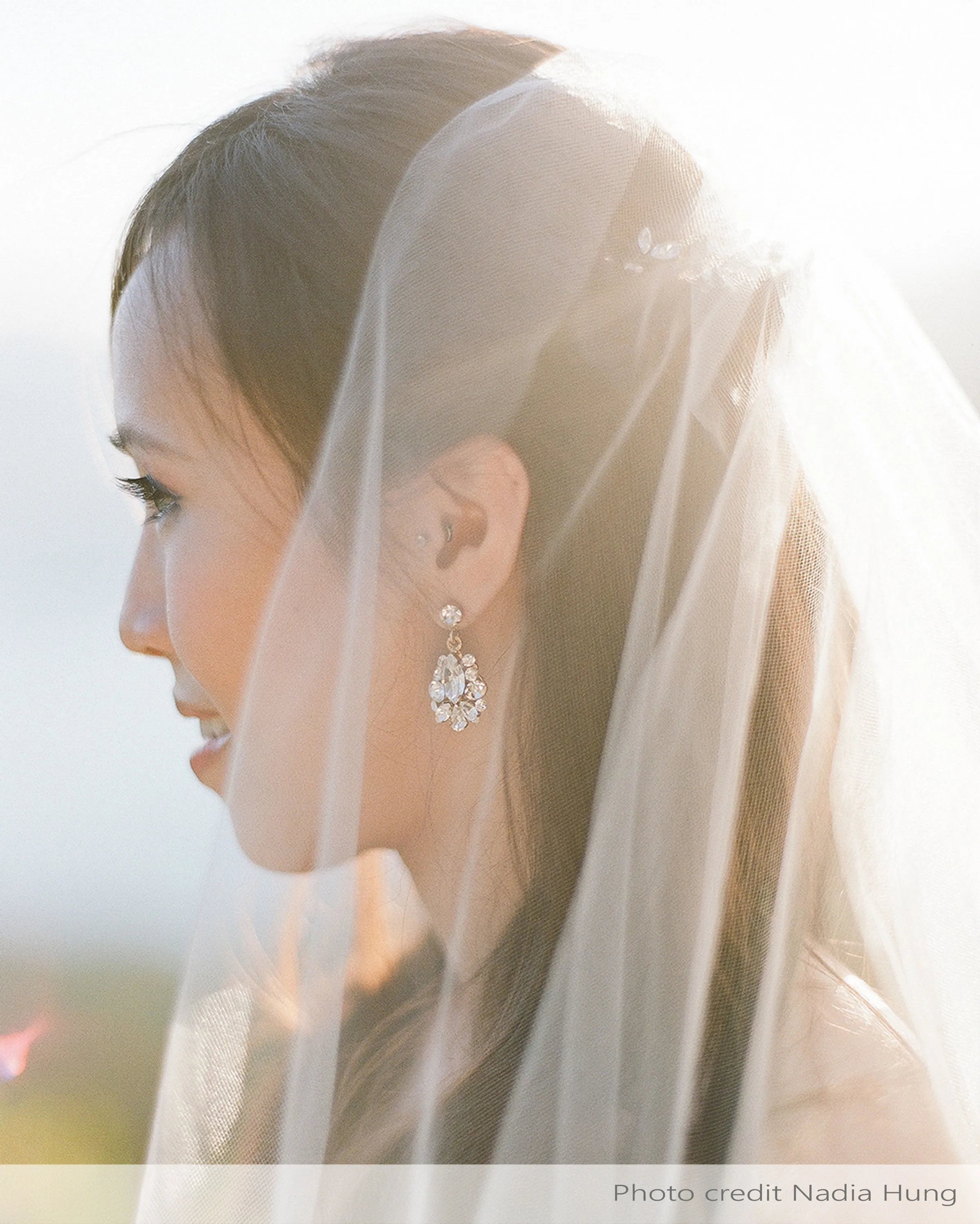 Petite Crystal Drop Earrings