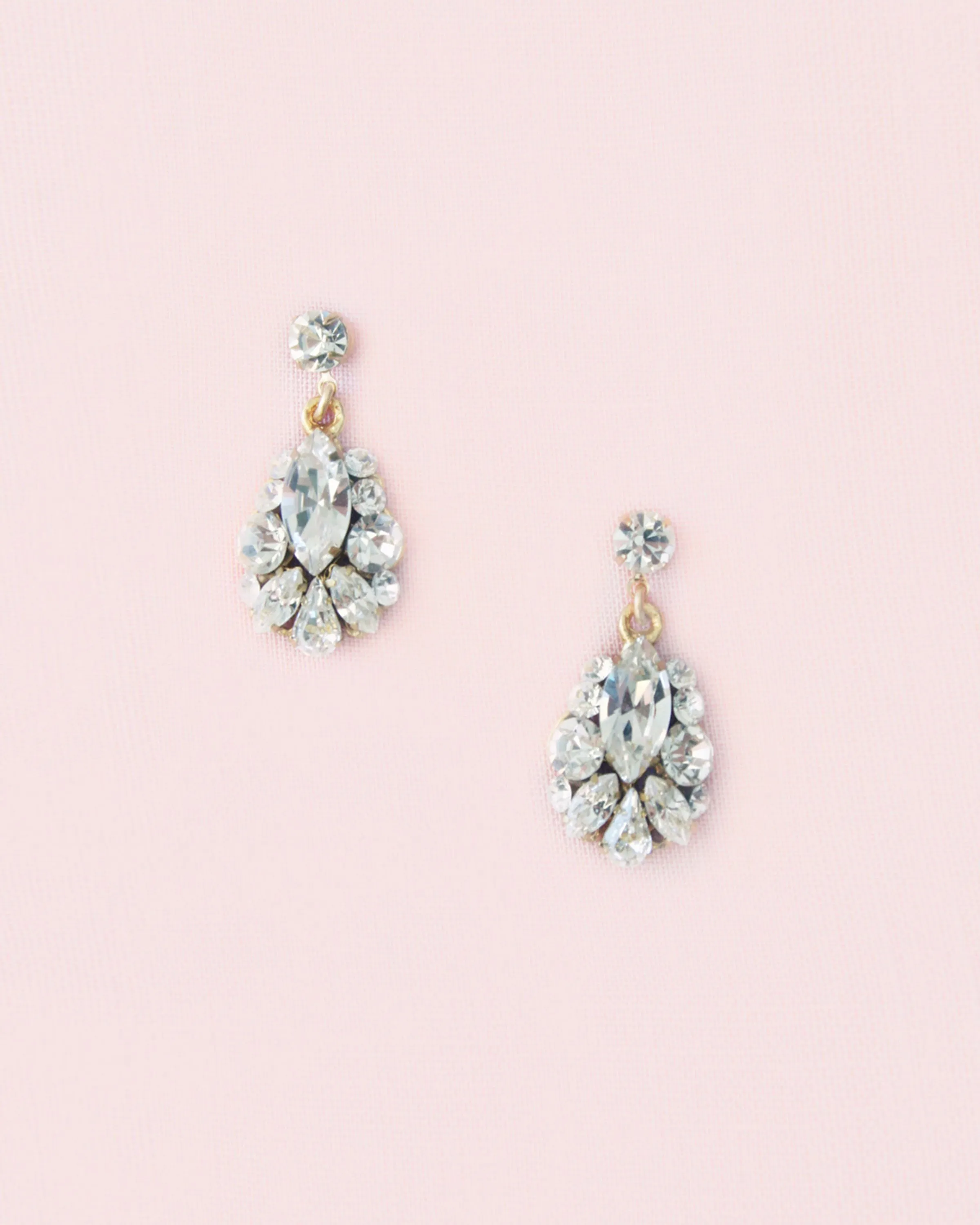 Petite Crystal Drop Earrings