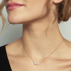 Poppy Finch Gradual Pearl Pendant Necklace