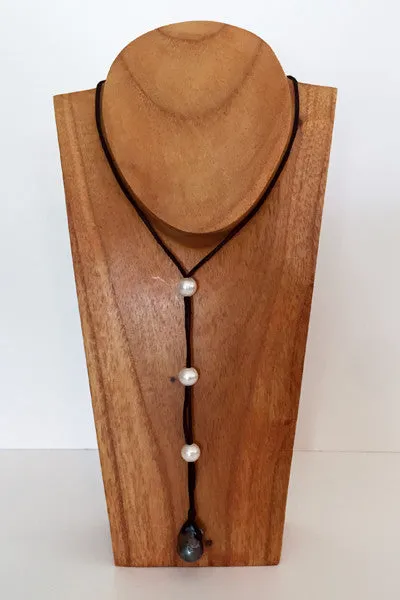 "Fired Up" Baroque & Freshwater Pearl Necklace