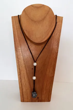 "Fired Up" Baroque & Freshwater Pearl Necklace