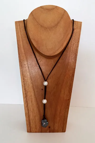 "Fired Up" Baroque & Freshwater Pearl Necklace