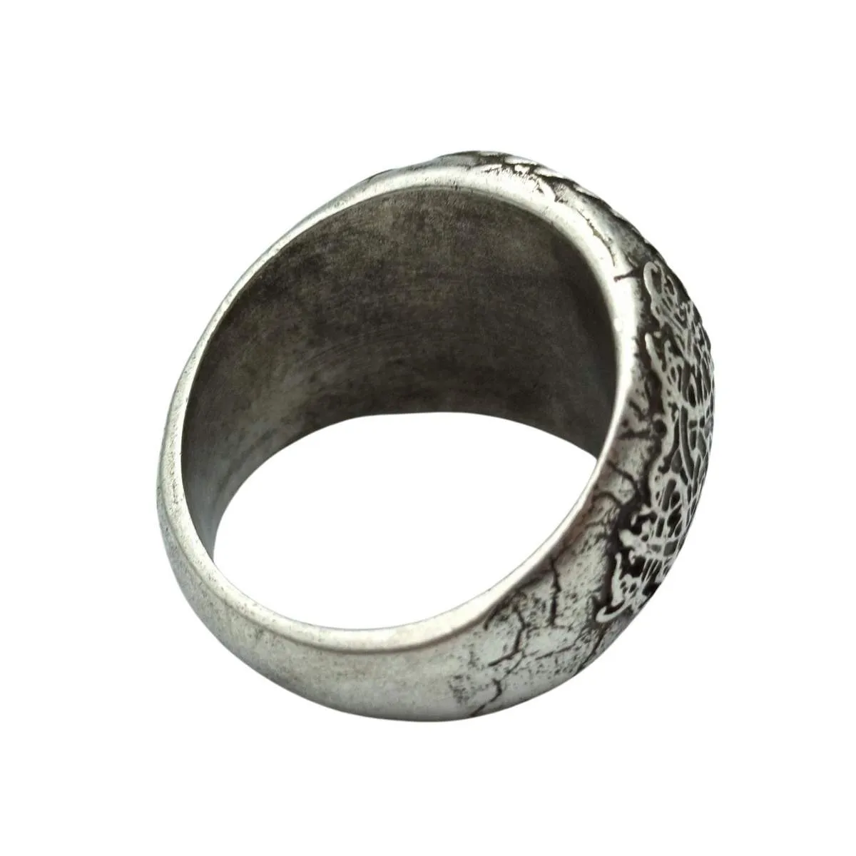 Raven banner bronze ring