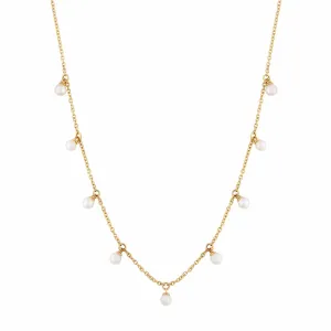 Ready to Ship - Mini Pearl Drop Necklace
