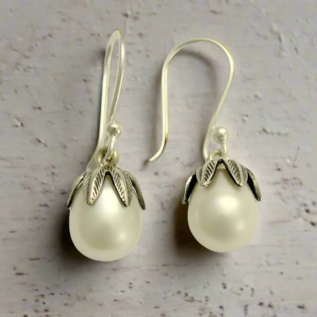 Red Carnelian Drop Earrings - Cranberries.