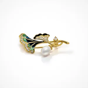 Regal Pearl Brooches
