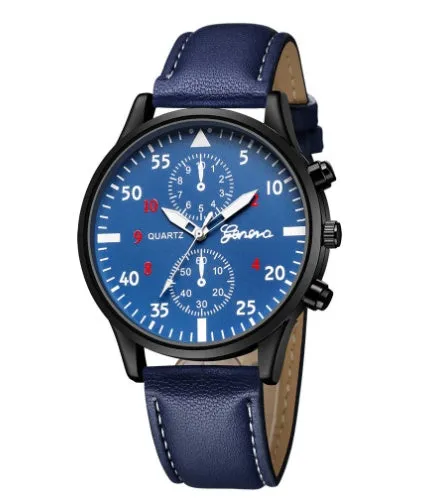 Retro Design Leather Band Watches for Men