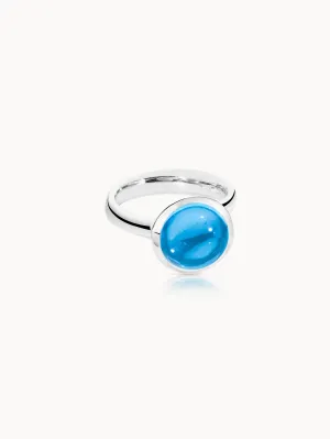 Ring BOUTON large Swiss Topaz Swiss Topaz