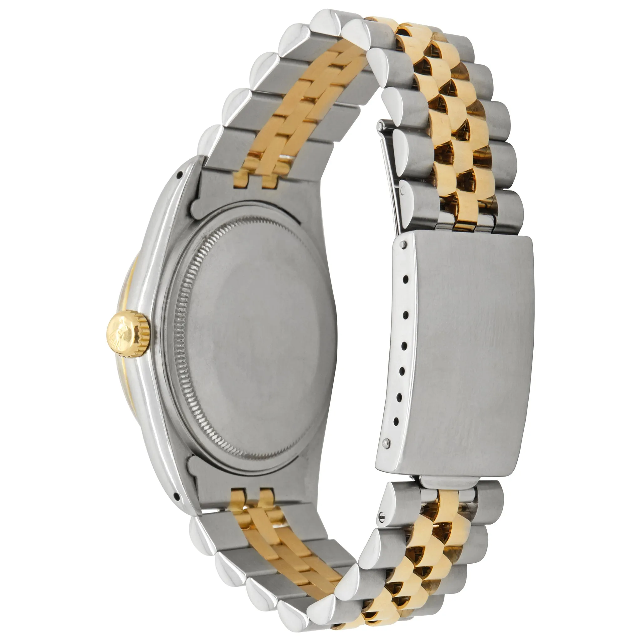 Rolex Datejust 16013 Custom silver tone diamond Dial Automatic Watch
