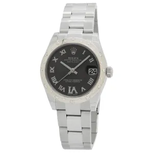 Rolex Datejust 178344 Black Dial Automatic Women's Watch