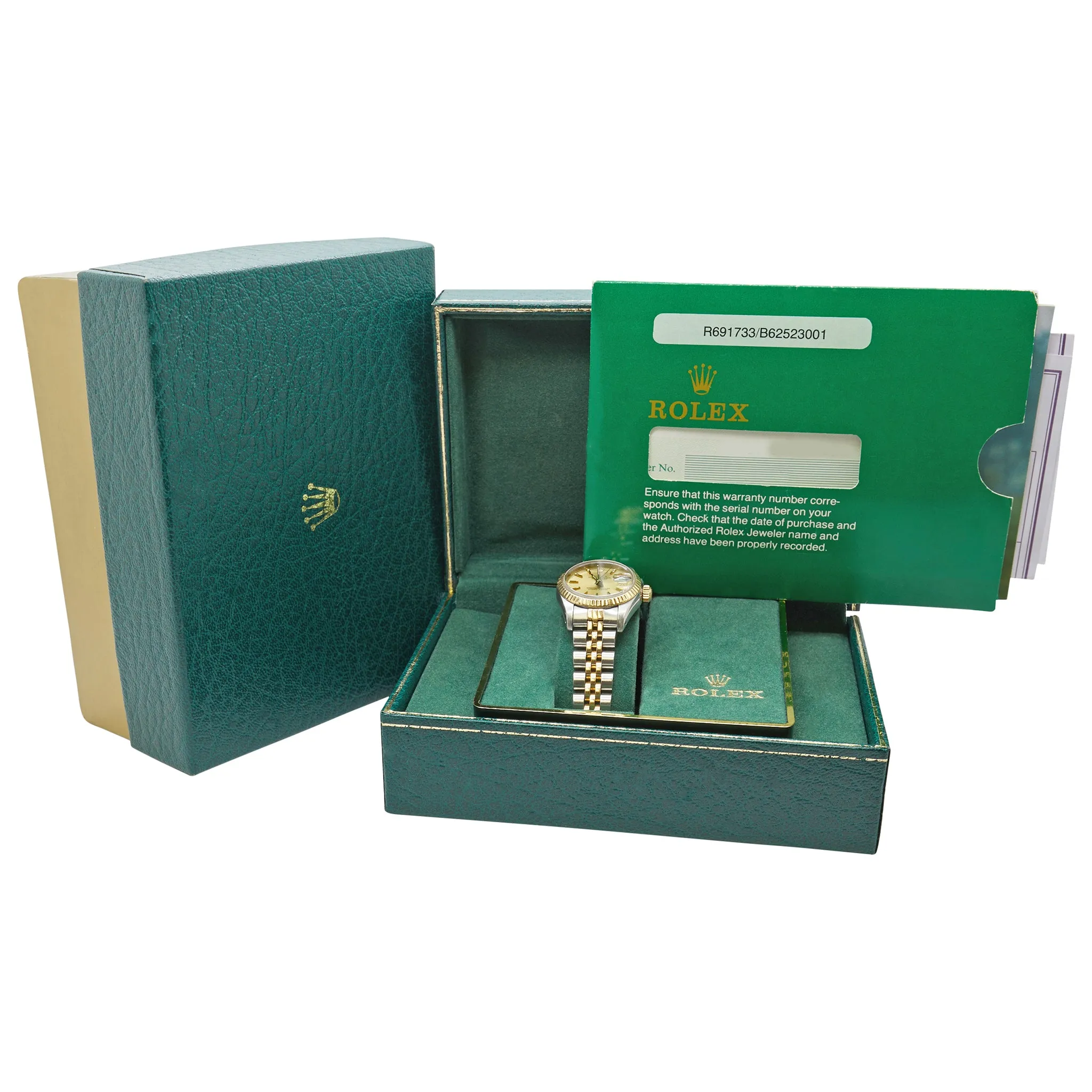 Rolex Datejust 26mm 69173 Champagne Dial Automatic Women's Watch