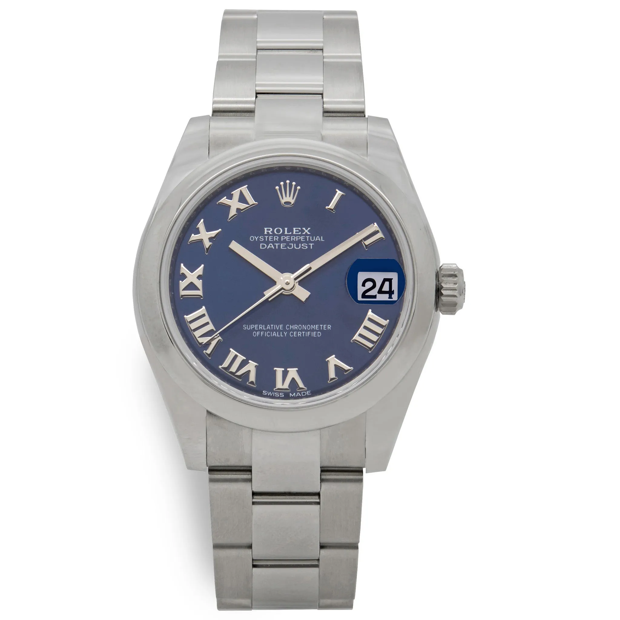 Rolex Datejust Lady 31 178240 Blue Dial Automatic Women's Watch