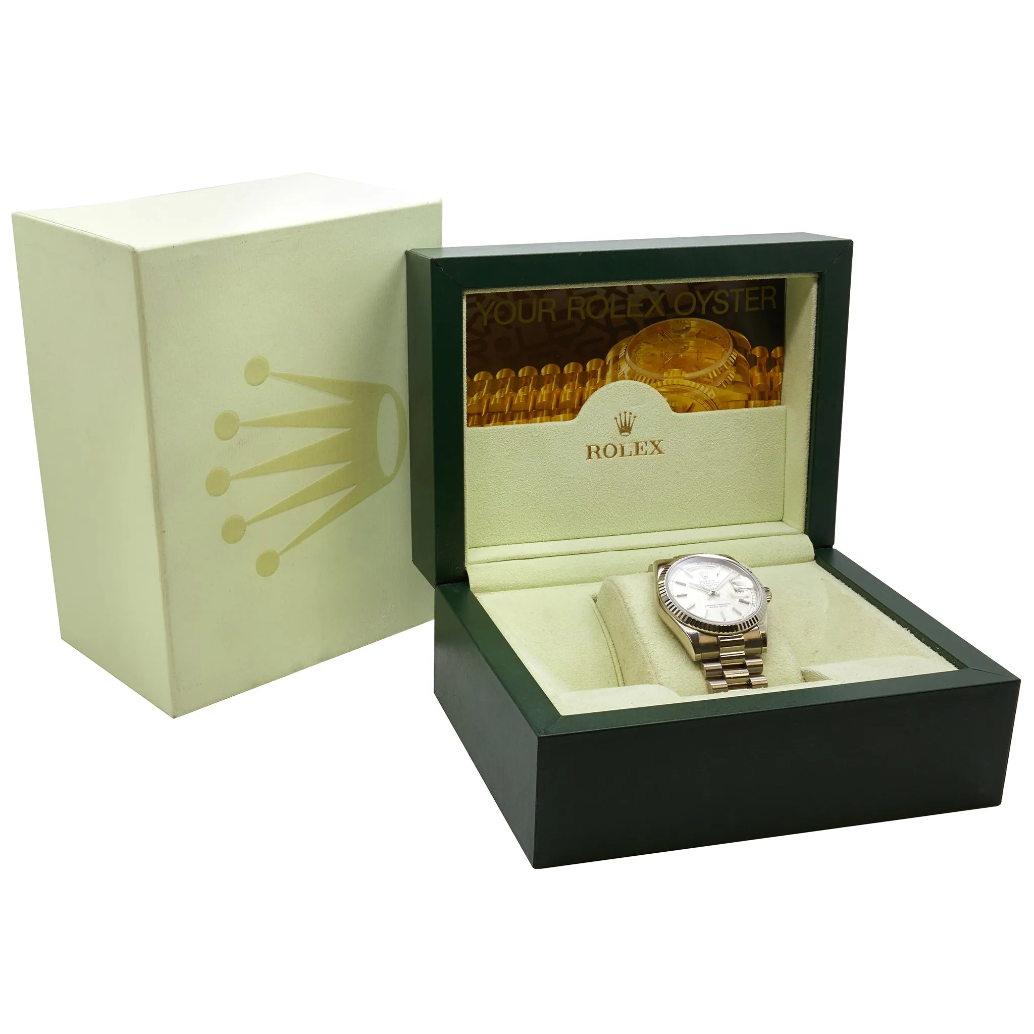 Rolex Day Date President 118239 Silver Dial Automatic Watch