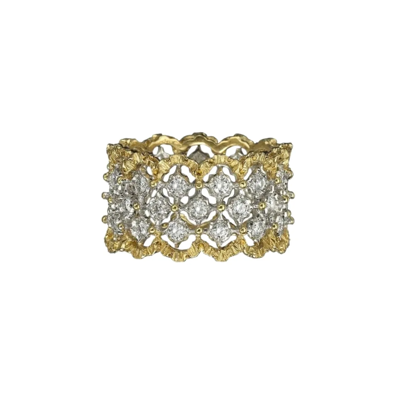 Rombi Eternelle 18K Yellow & White Gold Diamond Ring
